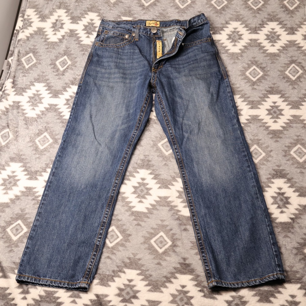 Wrangler 20X Style 33 Extreme Relaxed Jeans Mens 34x32 Blue Rodeo Western